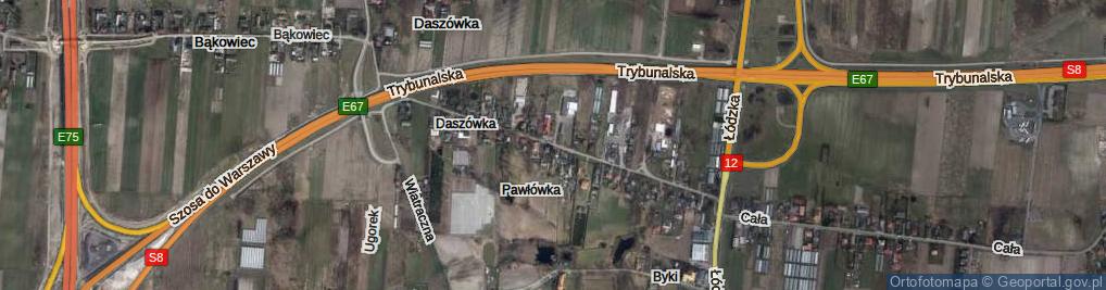Zdjęcie satelitarne Nowowiejska ul.